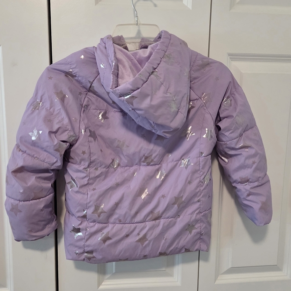Swiss Tech Kids Purple Star Jacket size Small 6/6X - Picture 3 of 6
